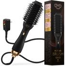 Secador de Cabelo Blowout OmoTeam Black Gold - Escova Secadora para Mulheres