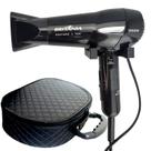 Secador De Cabelo Britania Ion 1200w Dobravel Viagem Suporte Parede Banheiro Com Maleta