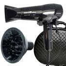 Secador De Cabelo Britania Ion 1200w Dobravel Viagem Suporte Parede Banheiro Difusor De Cachos Com Maleta