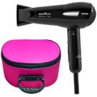 Secador De Cabelo Britania Ions 1200w Dobravel Mini Viagem Bivolt Com Maleta