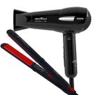 Secador De Cabelo Britania Ions 1200w Dobravel Mini Viagem Prancha Cerâmica Cadence 210c Bivolt