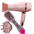 Secador De Cabelo Britania Profissional 2100w Ions Tourmaline Ar Quente Frio Tubi Difusor Cachos Escova 4 em 1 1300w Bivolt Secador De Cabelo Britania Profissional 2100w Ions Tourmaline Ar Quente Frio Tubi Difusor Cachos Escova 4 em 1 1300w Bivolt
