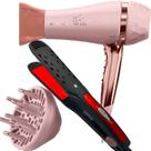 Secador De Cabelo Britania Profissional 2100w Ions Tourmaline Quente Frio Tubi Difusor Cachos Prancha Larga 220ºc Bivolt