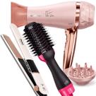 Secador De Cabelo Britânia Viih Tube 2100w Profissional Salão Difusor Escova Alisadora City Prancha Chapinha Display Digital Chrome Rose 230c