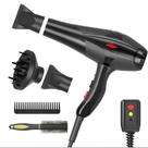 Secador de cabelo Conhaze Professional Ionic 2400W Blue Light