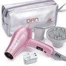 Secador de cabelo DAN Auto Dual Voltage Compact Dobrable
