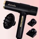 Secador de cabelo ELLA BELLA Ionic Salon com difusor para todos os tipos de cabelo