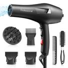 Secador de cabelo Faszin Ionic Salon 2200W com motor AC para cabelos cacheados Secador de cabelo Faszin Ionic Salon 2200W com motor AC para cabelos cacheados