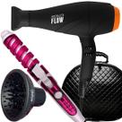 Secador De Cabelo Gama Italy 2300w GBS Barber Series Absolute Flow Ions Profissional Salão Difusor Modelador Cachos Nova Maleta Preta Secador De Cabelo Gama Italy 2300w GBS Barber Series Absolute Flow Ions Profissional Salão Difusor Modelador Cachos Nova Maleta Preta
