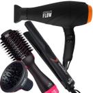 Secador De Cabelo Gama Italy 2300w GBS Barber Series Absolute Flow Ions Salão Difusor Prancha Chapinha Gama 410f Fina Plus Escova Alisadora City