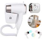 Secador De Cabelo Gold 2000w Ion Quente Frio Parede Hotel Academia Banheiro Anti Furto Desligamento Automático
