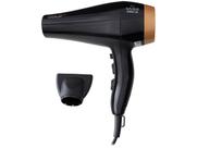 Secador de Cabelo Gold Íon 2200W Preto E Dourado Gama Italy 127V