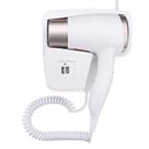 Secador de Cabelo Hotel 1500W com 2 USB Suporte Parede 110V