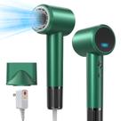 Secador de Cabelo IWAANYI Professional - Alta Velocidade (150000 RPM) - Verde