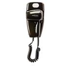 Secador de cabelo Jerdon Wall-Mount Black 1600W JWM8CB com cabo de 32 cm