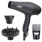 Secador de cabelo JINRI 1875W Tourmaline Ionic com difusor e pente