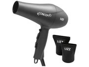 Secador de Cabelo Lizz Professional Luxe Concept - Cinza com Íons Tourmaline 2300W 3 Velocidades