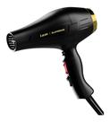 Secador de cabelo Lizze Supreme preto e dourado 2600W 127V