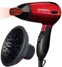 Secador De Cabelo Mondial 1200w Mini Dobrável Viagem Com Difusor Cachos