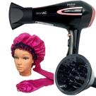 Secador de Cabelo Philco 2100w Ar quente Frio Profissional íons Tourmaline Difusor Acessórios