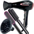 Secador de Cabelo Philco 2100w Ar quente Frio Profissional íons Tourmaline Difusor Escova 2 em 1 Marca Prosper HQ
