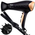Secador De Cabelo Philco Profissional 2200w Ion Ar Quente Frio Stilus Difusor Modelador Titanium Ex Frizz Bivolt