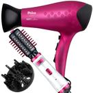 Secador De Cabelo Philco Profissional 2200w Ions Ar Quente Frio Stilus Difusor Cachos Escova Rotativa Gama Italy 2300