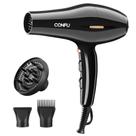 Secador de Cabelo Profissional CONFU 1875W com Difusor - Preto Secador de Cabelo Profissional CONFU 1875W com Difusor - Preto