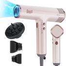 Secador de cabelo QUICO Powerful 1875W de alta velocidade 110.000 RPM rosa