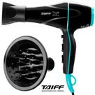 Secador de Cabelo Taiff Profissional 2000w Style Preto Com Difusor Cachos