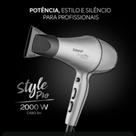 Secador de Cabelo Taiff Style Pro 2 Velocidades 2000W Prata