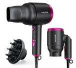 Secador de cabelo Wavytalk Wavytalk 1600W leve com difusor