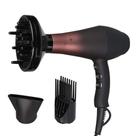 Secador de cabelo Wazor Professional Ionic 1875W com difusor preto