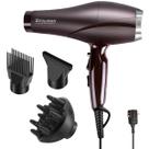 Secador de cabelo Xpoliman 2000W Negative Ionic com difusor marrom/roxo Secador de cabelo Xpoliman 2000W Negative Ionic com difusor marrom/roxo