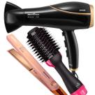 Secador de Cabelos Britânia BSC2250 2100W Tourmaline Íons Profissional Salão Prancha Viih Tube Titanium 230c Escova Alisadora City