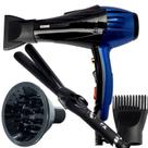 Secador De Cabelos Excela 2000w Profissional Íons Ar Quente Frio Com Bico Alisamento Modelador Cacheador