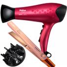 Secador De Cabelos Philco 2200w Íons Tourmaline Ar Quente e Frio Com Difusor Cachos Prancha Viih Tube 230c Titanium Bivolt