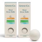 Secador de lã Balls Grove Co., 100% lã neozelandesa, pacote com 3