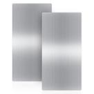 Secador de mãos Splash Guard Dapuri 81x41 cm, aço inoxidável, 2 peças