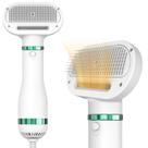 Secador de pêlos para animais de estimação KUUBIA 2 em 1 com escova Slicker Self-Cleaning