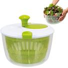 Secador de Salada Grande QsFCook 5L Verde Lava e Seca Folhas com Manivela