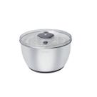 Secador de Salada Tramontina em Aço Inox com Cesto Interno em Poliestireno e Base Antiderrapante 6 L Secador de Salada Tramontina em Aço Inox com Cesto Interno em Poliestireno e Base Antiderrapante 6 L