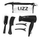 Secador Lizz Mini Dobrável Bivolt Automático Preto 1200W