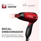 Secador Maxis Travel Mondial 1200w - Sc-10 Bivolt Preto/vermelho 127/220v