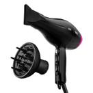 Secador Taiff Titanium 2100W Pink + Difusor Curves Cabelos Com Cachos Definidos, Volume e Brilho Pro