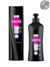 Seda Shampoo Pretos Luminosos 325ml + Creme de Pentear 300ml