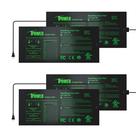 Seeding Heat Mat iPower, pacote com 4, filme de carbono atualizado de 25 x 53 cm