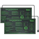 Seedling Heat Mat iPower Durable 10x20cm, pacote com 2 unidades, impermeável
