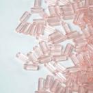 Segui Firma Para Guia Espirita 10mmRosa transparente Aprox 70pçs 25g
