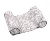 Segura Bebe Cinza Chevron Rolinho Segura Bebe Chevron Cinza 100% aLgodão